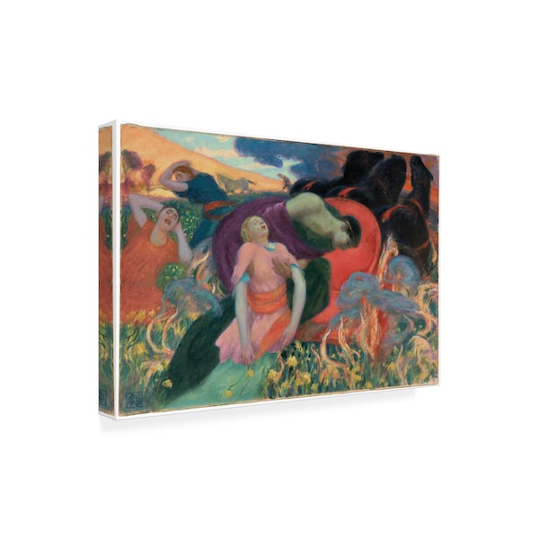Rupert Bunny 'The Rape Of Persephone' Canvas Art,12x19
